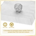 thumbnail image 4 of 3.15 Inch Foil Candy Wrappers, 200 Pcs Chocolate Wrapping Paper for Homemade Caramel DIY Candies Decoration, Dark Silver, 4 of 7