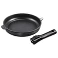thumbnail image 5 of Ozeri Professional Series 10" Hand Cast Ceramic Earth Fry Pan with Removable Handle, 100% Made in Germany and Free of GenX, PFBS, Bisphenols, APEO, PFOS, PFOA, NMP and NEP, 5 of 10