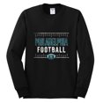 thumbnail image 2 of Wild Bobby Philadelphia PHI Hometown City Football Fan Pride Sports Men's Long Sleeve T-Shirt, Black, Small, 2 of 6