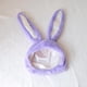 thumbnail image 5 of Matsuzay Gorro con capucha de orejas de conejo de algodón para selfies festivos 65x02 pulgadas Kits de decoración para fiestas Púrpura 21.65x11.02 pulgadas, 5 of 6
