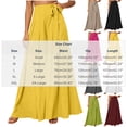 thumbnail image 4 of PADFRYBK Wide-Leg Pants For Womens Casual Loose Pants Solid Color Elastic Waist Sweatpants Straight Leg Pants With Pockets, 4 of 8
