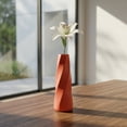 thumbnail image 6 of REGALWOVEN Clear Plastic Bud Vase, Unbreakable Modern Decorative Vase for Home Decor Rose PIink 2.8"L x 2.8"W x 8.3"H, 6 of 6