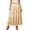 C-Yellow Floral, variant on Skirts for Women Summer Chiffon Pleated A-Line Long Skirt Elastic High Waist Swing Tiered Boho Beach Floral Print Maxi Skirts