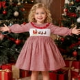 thumbnail image 7 of FYDUU Baby Girl Tutu Dress Christmas Autumn Long Sleeve Plaid Print Dress For Little Girls Cute Holiday Party Gown With Soft Comfortable Fit 12-18 Months, 7 of 7