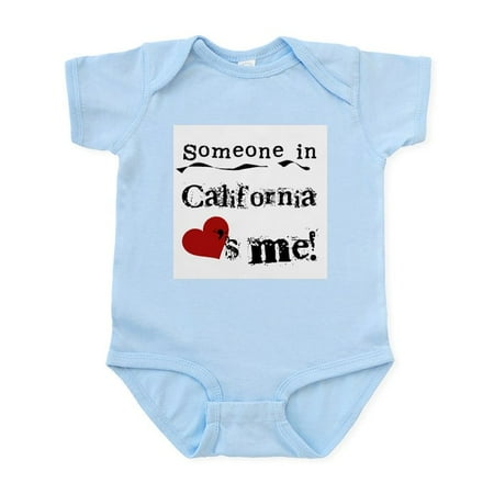 

CafePress - Someone In California Infant Bodysuit - Baby Light Bodysuit Size Newborn - 24 Months