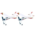 thumbnail image 3 of CIMAXIC 2Pcs Rubber Band Powered Airplane Model Biplane Toys for Kids (Random Pattern),15.55"X12.2"X3.15", 3 of 5