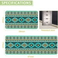 thumbnail image 3 of Boho Kitchen Mats Set of 2 Non Slip Farmhouse Kitchen Rugs Bohemia Home Decor Low-Profile Washable Floor Mat 17x47 Inch and 17x29 Inch, 3 of 6