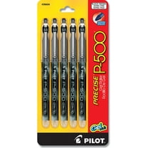 Pilot Precise P-500 Gel Ink Rolling Ball Pens, Extra Fine Point, 5-Pack, Black Ink (38604)