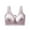 Purple, variant on Front Closure Lace Push Up Bra with Side Coverage and Back Support for Everyday Comfort and Seamless Lift