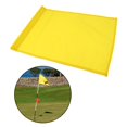 thumbnail image 3 of Golf Flag Mini, Double-Sided Flags, Double-Sewn 420D Nylon Practice Pin Flag for Putting Green, Easy to Clean, can Dry Quickly - Yellow, 3 of 8