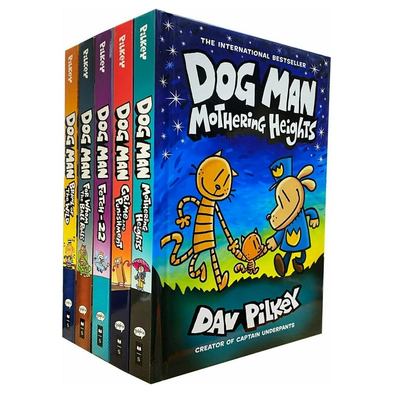 Dog Man 10巻セット Dav Pilkey Dav Pilkey's Dog Man Series: 10-Book Set (Mothering Heights