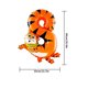 thumbnail image 5 of Cateissary Globo de fiesta con forma de número de animal, globo de papel de aluminio para niños, decoración de fiesta de cumpleaños, número 8 Type2 NO2 Cateissary HA002733-09, 5 of 6