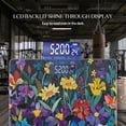 thumbnail image 3 of Bathroom Scale, Highly Accurate Digital Body Scale,Precisely Measures Weight up to 400 lbs-Mosaic Of Colorful Wildflowers Including Daisies And Lilies, 3 of 4