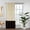 Cream - Dark Brown, variant on 3S Brothers Light Blocking Color Block of Matte Velvet Single Panel Curtains Hanging Back Top Made in Turkey White - Midnight Blue