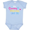 thumbnail image 3 of Inktastic My Grammy and Grampy Love Me with Hearts Boys or Girls Baby Bodysuit, 3 of 5
