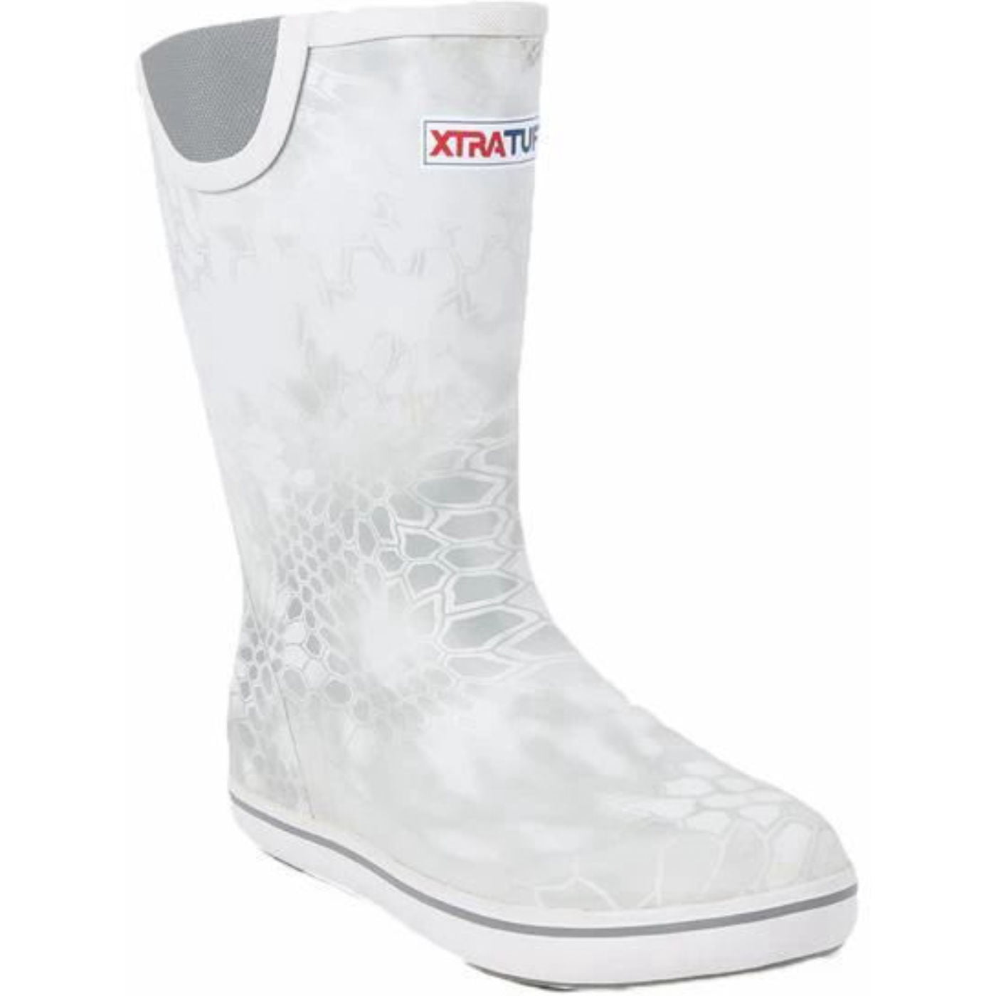 Xtratuf Men's 12 inch Kryptek Rubber Deck Boot, Size: 14, White
