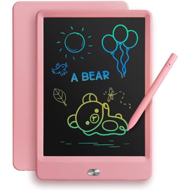 LCD Writing Tablet Doodle Board, 8.5inch Colorful Drawing Tablet Writing Pad, Erasable Doodle Pad Toddler Travel Car Toy Road Trip Activity (Pink) WD.WDQZL electrónico
