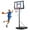 Grey, variant on Edx 6.1ft-10ft Adjustable Height 44" Shatterproof Outdoor Portable Basketball System (Adult), Grey