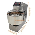 thumbnail image 2 of 50L Commercial Dough Mixer Dough Kneading Machine Double Action Double Speed Baking Equipment 110V, 2 of 18