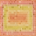 thumbnail image 1 of Ahgly Company Indoor Square Patterned Pumpkin Orange Area Rugs, 5' Square, 1 of 6