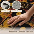 thumbnail image 6 of ODIKA 9'x12' Washable Area Rug Record Vinyl Retro Music Disc Featuring Turntable Player Dj Cassette for Master Suite, California King, Under Bed, Non-Shedding, Easy Care, 6 of 7