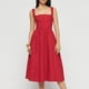 thumbnail image 1 of Vestido de fiesta con corsé para mujer Vestido a media pierna con tiras y ribete de encaje Vestidos sencillos y fluidos de una línea FLhrweasw Nuevo, 1 of 7