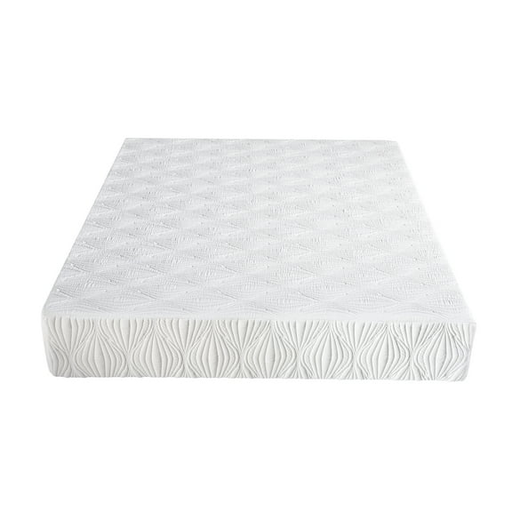 JERFIT California King Mattress, 8 Inch Extra Firm Gel Memory Foam Mattress in a Box for Cool Sleep, High Density Support, White