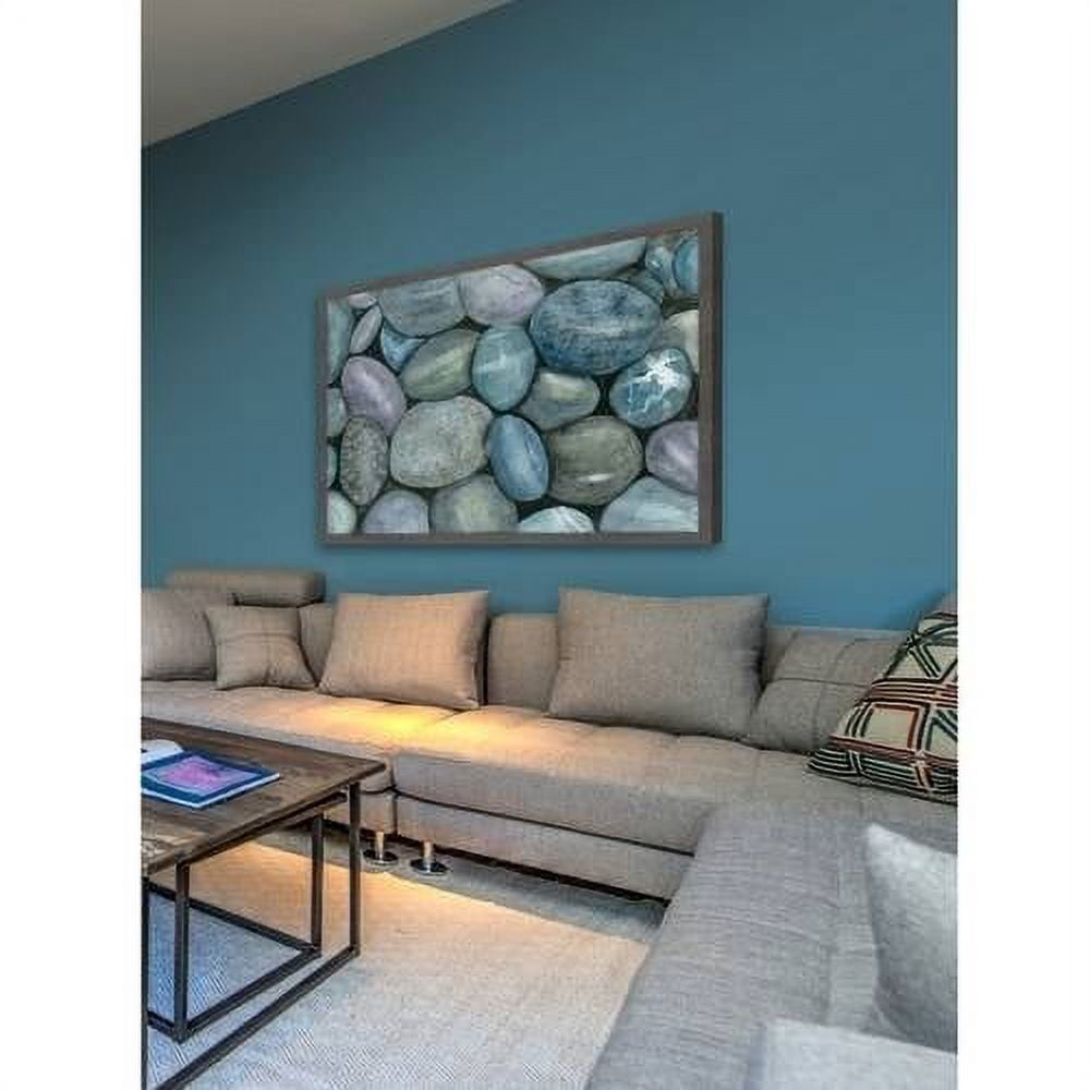 "River Rocks" Framed Painting Print