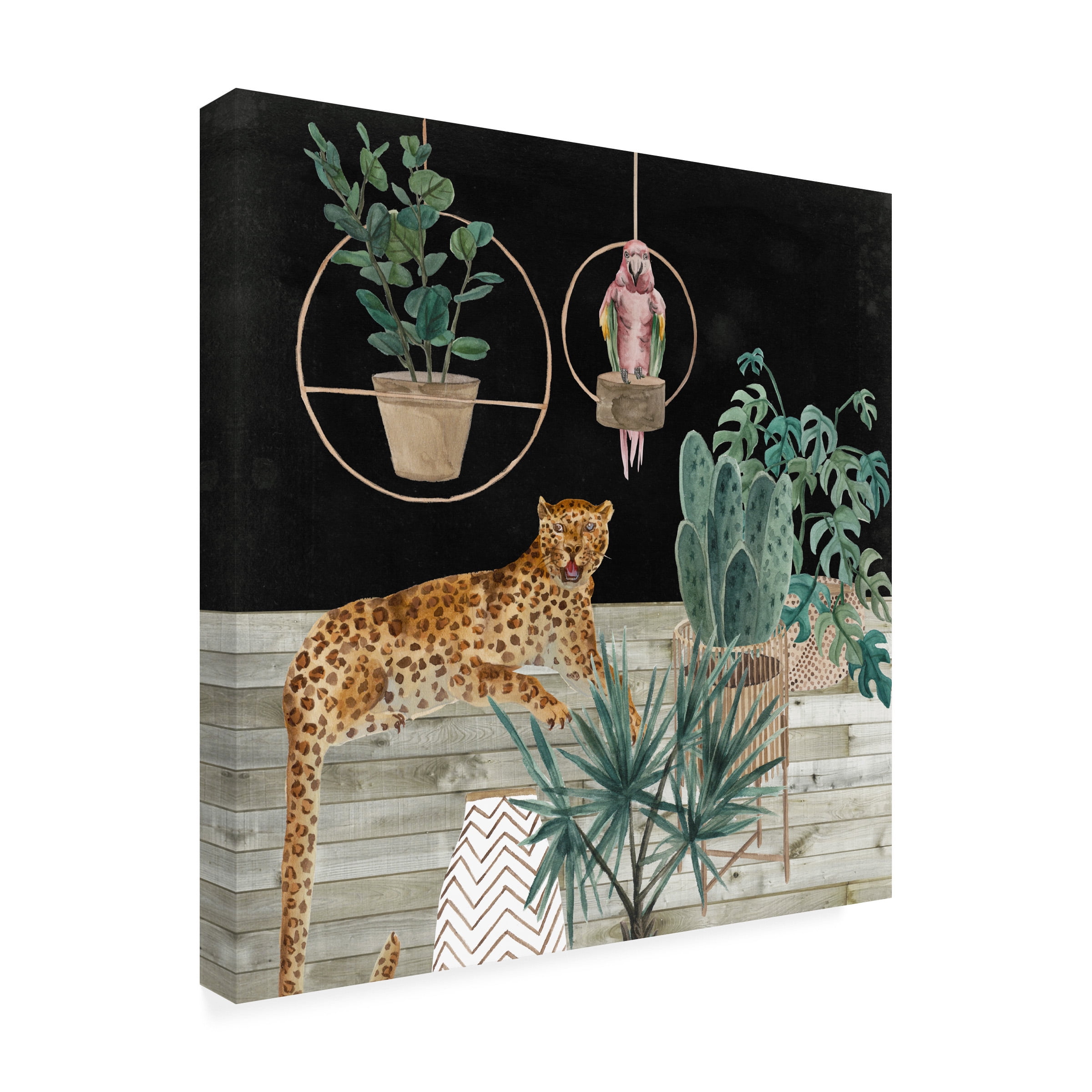 Melissa Wang 'Jungle Home I' Canvas Art