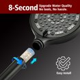thumbnail image 4 of SUMERAIN Complete Tub Shower Faucet Set with 6-Spray Handheld Filtered Shower,Matte Black Shower System with Tub Spout, 4 of 18