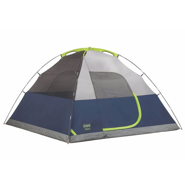 Coleman Sundome 6 Person Outdoor Hiking 10' x 10' Camping Tent w