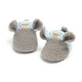 thumbnail image 5 of Infant Baby Boys Girls Cozy Fleece Booties Soft Bottom Warm Cartoon Socks Newborn Crib Shoes, 5 of 9