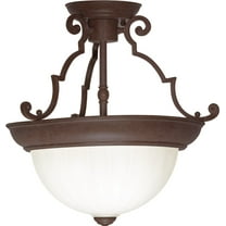 Nuvo 76-436 - 13" MELON GLASS OLD BRONZE FIN