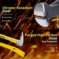thumbnail image 6 of 4-Piece Pry Bar Set, 12-Inch Utility Claw Pry Bar, 10-Inch & 7.5-Inch Flat Pry Bars Crowbar Claw, 8-Inch End Cutting Pliers, Nail Remover Tool for Baseboard, Floor, Nails Removal, 6 of 7