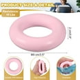 thumbnail image 2 of Uxcell Grip Strength Trainer Rings, Portable Hand Grip Strengthener Finger Forearm Strengthener - Fitting for (Athletes/Rock Climbing/Workout/Fitness), 3.5" & 10 LB & Pink, 2 of 7