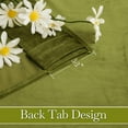 thumbnail image 6 of NICETOWN Blackout Velvet Curtains, Thermal Insulated Room Darkening Velvet Drapes Noise Reducing Rod Pocket/Back Tab Window Curtains for Vintage Bedroom Decor, Moss Green, 52"x 90", 2 Panels, 6 of 6
