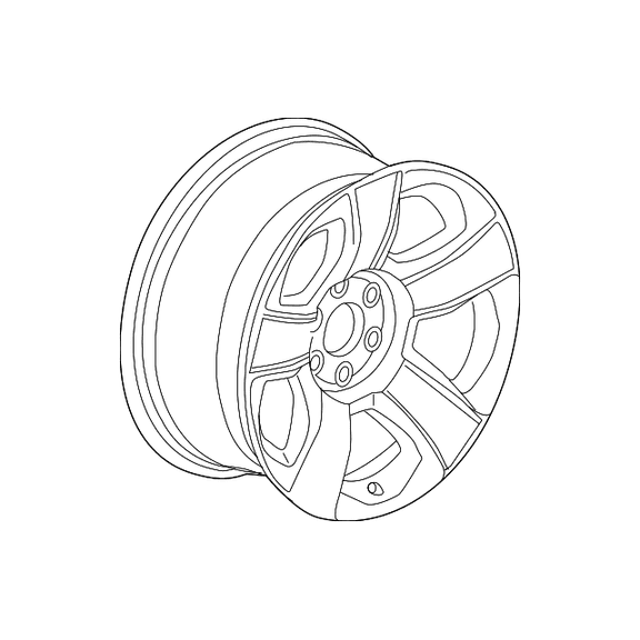 Genuine GM Wheel, Alloy 20937762