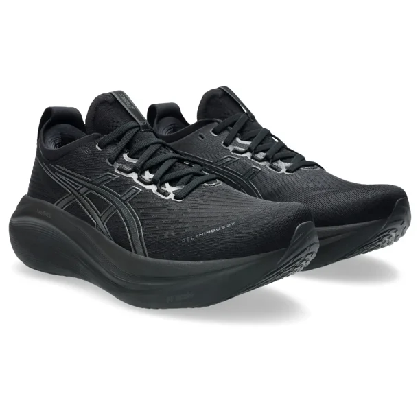 ASICS Men's Gel-Nimbus 27 Running Shoes, Black/Graphite Grey