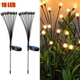 thumbnail image 2 of Lámpara Solar LED alimentada por luz Solar para exteriores, luces de paisaje impermeables, fuegos artificiales, luces de césped, decoración del hogar y el campo, 2 of 4