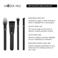 thumbnail image 3 of Moda Brush Pro Sculpt & Glow 5pc Makeup Brush Kit, 3 of 6