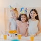 thumbnail image 2 of 1 juego de corona de fieltro para cumpleaños de niños pequeños con números intercambiables, 2 of 8