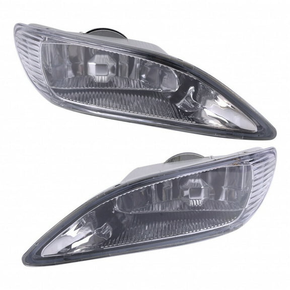 CarLights360: For 2005 2006 2007 2008 Toyota Corolla Fog Light Assembly Driver and Passenger Side Pair w/Bulbs DOT Certified-Replaces TO2592106, TO2593106