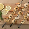 thumbnail image 5 of Nexgrill Shish Kabob Skewers Set, Non-Stick Surface, Easy to Clean, 1 Raised Stand and 6 Skewers, Foldable Grill Rack Barbecue Skewer Accessory for Outdoor Grilling, and Camping, Black - 530-0032, 5 of 6