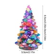thumbnail image 3 of Christmas Tree Glass Christmas Tree Figurine Crystal Christmas Tree Decoration Acrylic Tabletop Christmas Tree Decor For Christmas Holiday Office Home Decoration Gift for Women, 3 of 7