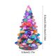 thumbnail image 3 of Seyotauo Glass Christmas Tree Gifts Set Mini Colorful Crystal Christmas Trees Figurines Decor Miniature Glass Christmas Trees Gifts Christmas Tree Ornaments for Tabletop Xmas Party Home, 3 of 6