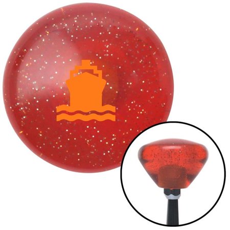 American Shifter Orange Marine Ship Orange Retro Metal Flake Shift Knob with M16 x 1.5 Insert Auto