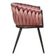 thumbnail image 3 of Set 4 Sillas Comedor Tejidas Terciopelo Modernas Elegantes, 3 of 5