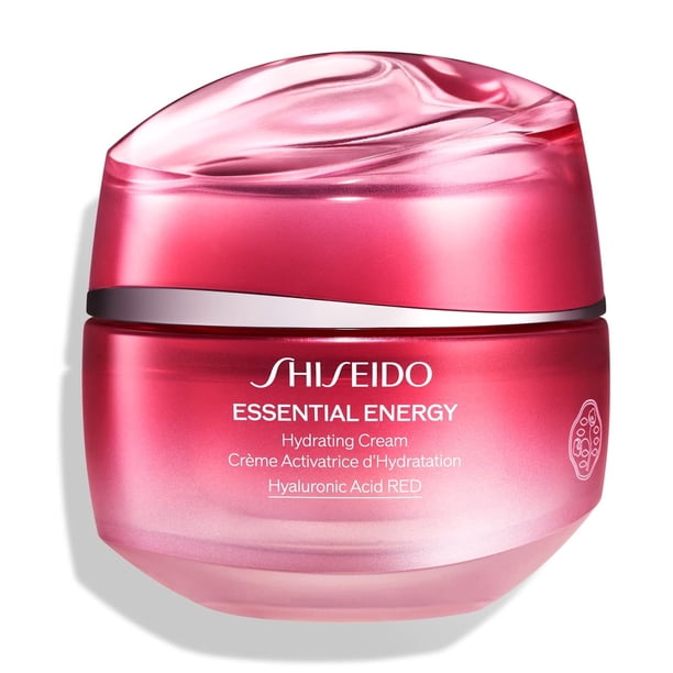 Shiseido Essential Energy Hydrating Cream - 50 mL - Visibly Reduces the Look of Pores & Fine Lines - With Hyaluronic Acid - 24-Hour Hydration - Vegan - All Skin Types
