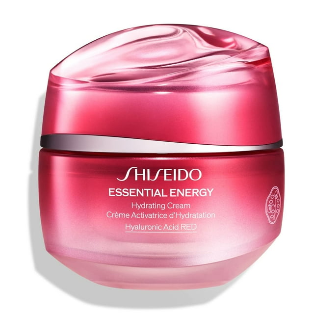 Shiseido Essential Energy Hydrating Cream - 50 mL - Visibly Reduces the Look of Pores & Fine Lines - With Hyaluronic Acid - 24-Hour Hydration - Vegan - All Skin Types