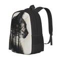 thumbnail image 1 of Balery Double Exposure Cat Forest Mochila para hombre y mujer - Tela Oxford 600D resistente - Gran capacidad, resistente al agua, ideal para la escuela, viajes y senderismo, 1 of 6